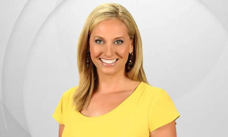 Kara Sundlun smiling on WFSB set with Emmy award, representing her 25-year journalism career from hidden family roots to broadcast excellence in Connecticut.