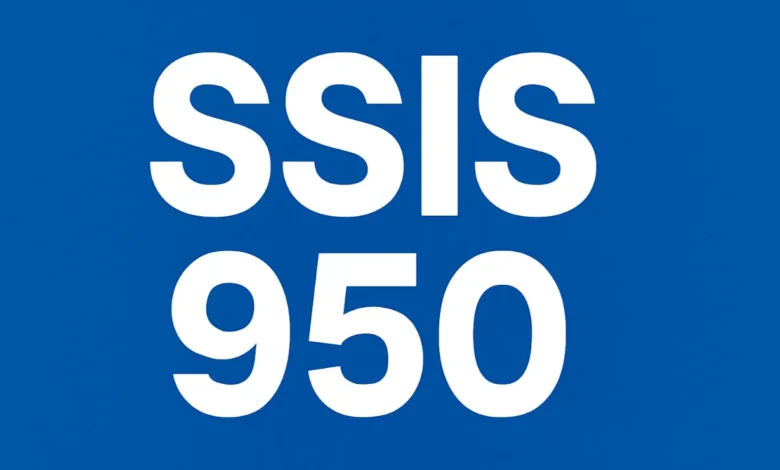 Diagram showcasing SSIS 950 features like cloud integration, parallel processing, and error handling.